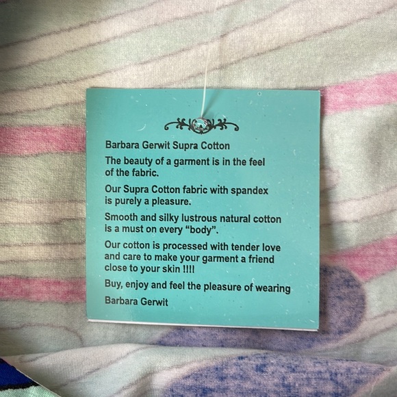 NWT Barbara Gerwit XL dress cotton/spandex boatneck - Picture 4 of 6